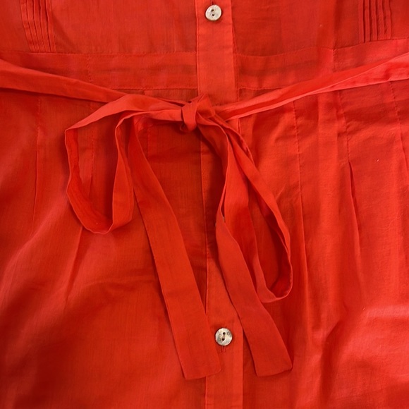 🌸Tristan 100% cotton button up tunic blouse - Picture 5 of 10